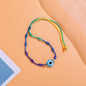 Braided devil eye bracelet hand-knotted bracelet