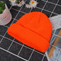 Winter knitted hats, melon-shaped hats, warm woolen hats for men and women