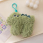 Cute plush animal pendant keychain car keychain doll pendant