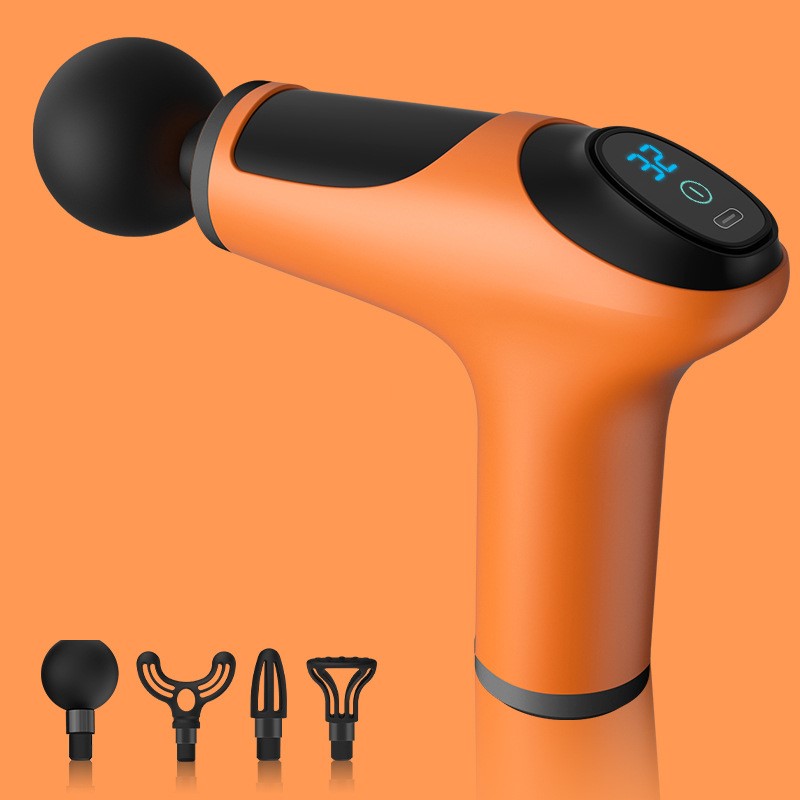 Mini portable fitness muscle relaxation cervical massager fascia gun