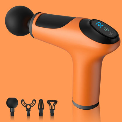 Mini portable fitness muscle relaxation cervical massager fascia gun