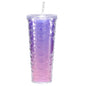 Large capacity, high appearance, colorful gradient double-layer creative internet celebrity new large fish scale cup