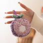 Cute plush animal pendant keychain car keychain doll pendant