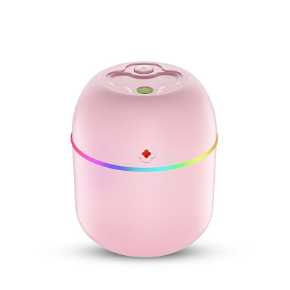 Colorful Cool Mini Cute Humidifier USB 300ml Portable Suitable for Home Car Bedroom Office and Travel