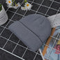 Winter knitted hats, melon-shaped hats, warm woolen hats for men and women