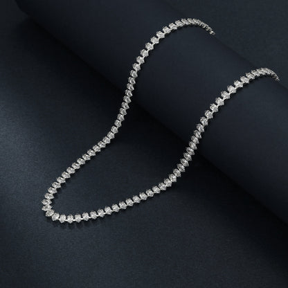 Bridal necklace earrings bracelet three piece set