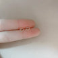 Female student's niche simple design earrings