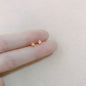Female student's niche simple design earrings