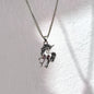 European and American style fashion double-layered love necklace for women splicing cold style women's hip-hop long sweater sweater chain ins trend