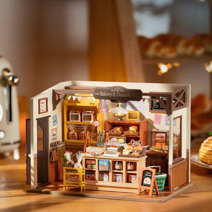 Rolife Becka's Baking House DIY Miniature House Kit, Only Supports TK And Independent Site Sales