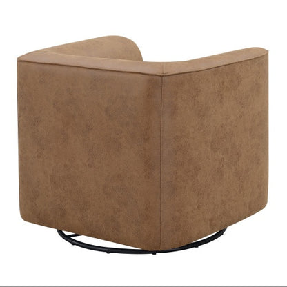 Wallace Bay Brella Brown Swivel Accent Chair