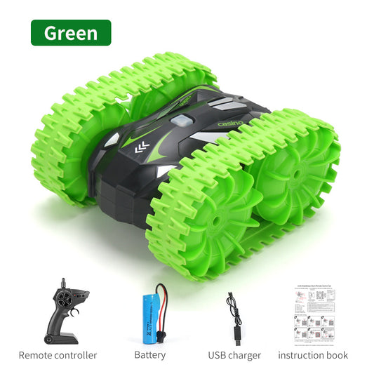 Remote Controlled High-speed Car, Four-wheel Drive Off-road Vehicle, Stunt High-speed Flipping Car, 2-in-1 Toy