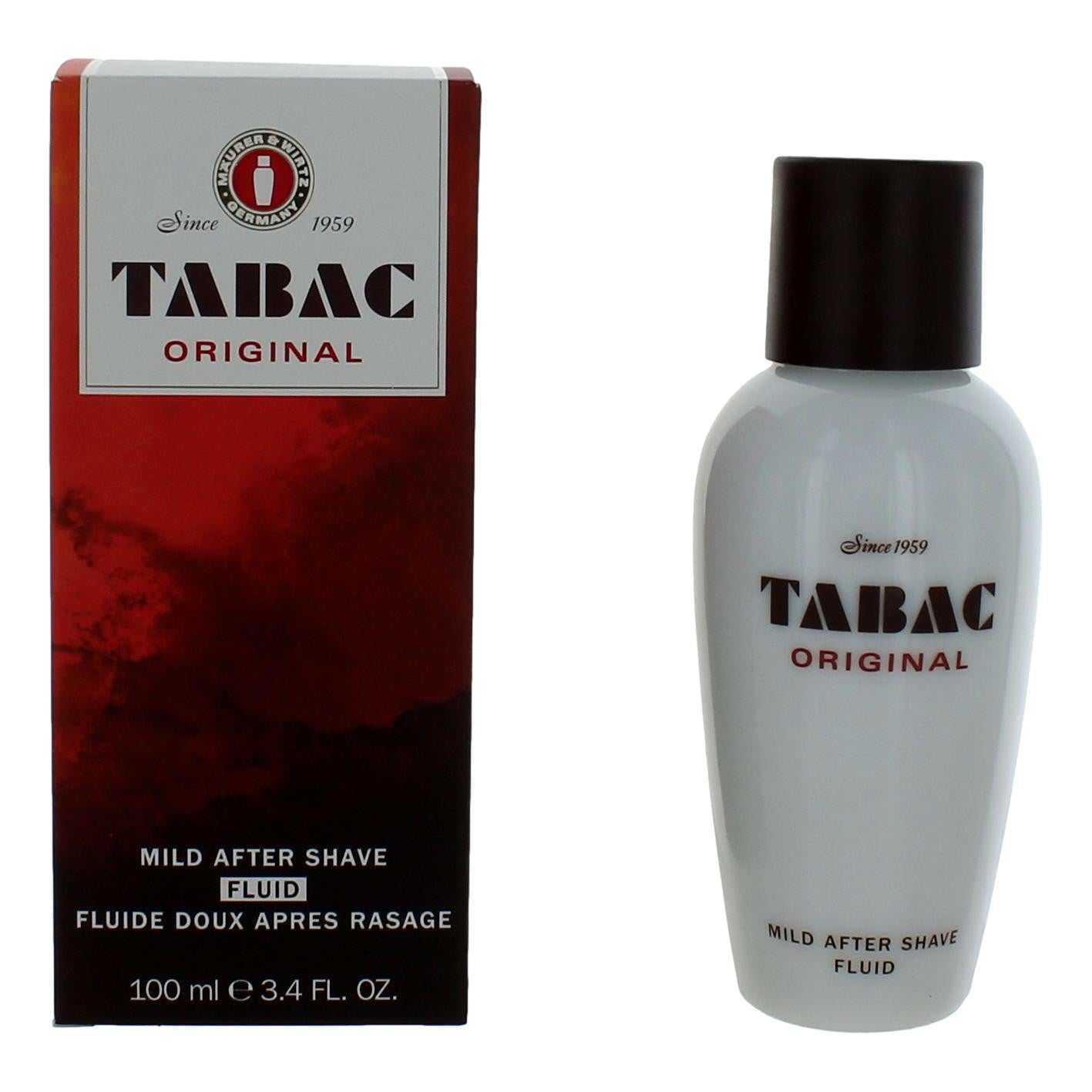 Tabac by Maurer & Wirtz, 3.4 oz Mild After Shave Splash for Men – Dealora