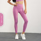 Sports fitness pants tight peach hip lift high waist nude sex yoga pants for women