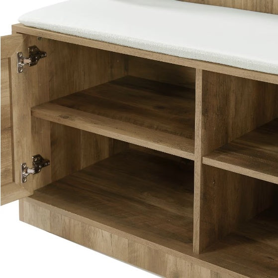 Shoe Rack Coat Rack Wooden Multi-purpose Shelf