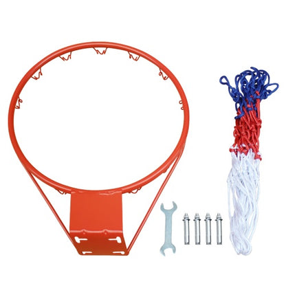 Basketball Rim Replacement 18 Steel Rim With Net, Easy To Install And Reliable Quality