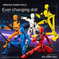 3D Printed Joint Puppet Assembled Toy With Movable Joints