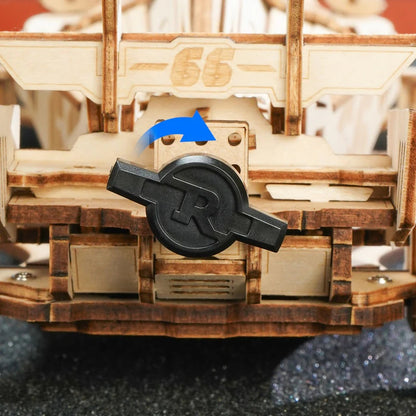 ROKR Racing Car 3D Wooden Puzzle Only Supports TK And Independent Station Platforms