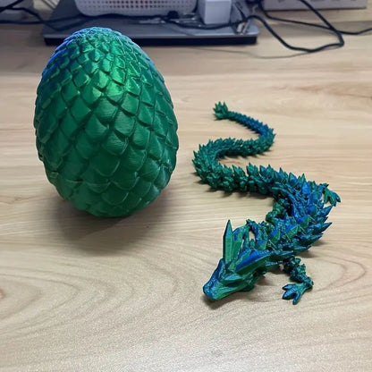 Home Gift Decoration Technology 3D Dragon Egg Statue