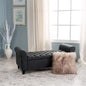HAYES ARMED STORAGE BENCH