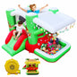 Christmas Jumping Glide Inflatable Bouncing Castle For Children