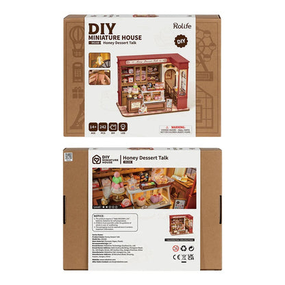 Rolife Honey Dessert Talk DIY Miniature House, Only Supports TK And Independent Sites