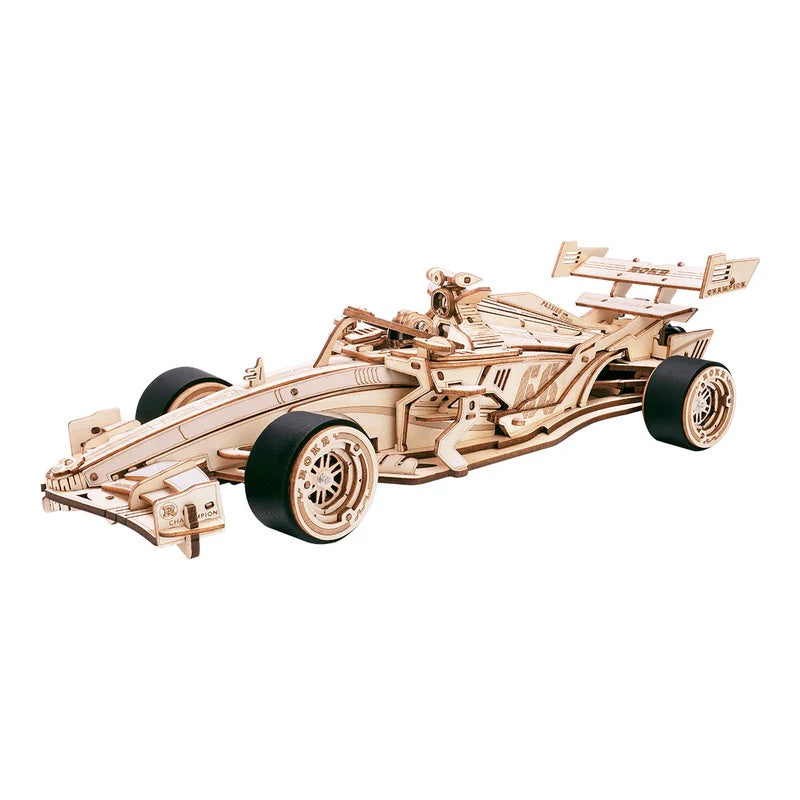 ROKR Racing Car 3D Wooden Puzzle Only Supports TK And Independent Station Platforms