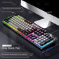 Silver carving K500 game wired keyboard color matching luminous manipulator feel desktop computer accessories