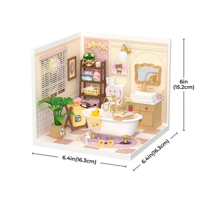 Rolife Pop Bubble Bathroom Plastic DIY Miniature House, Only Supports TK And Independent Sites