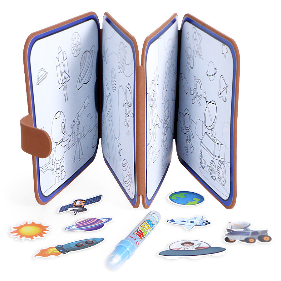 Children's Magic Water Drawing Book, Repeated Graffiti Coloring Book, Boys And Girls' Drawing Book Magic Book