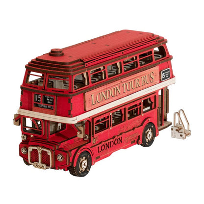 Rolife London Tour Bus 3D Wooden Puzzle,Only Supports TK And Independent Website Platforms