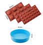 Ball Sphere Silicone Mold For Cake Pastry Baking Chocolate Candy Fondant Bakeware Round Shape Dessert Mould DIY Decorating