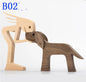 Wooden Office Desktop Nordic Ornament Decoration