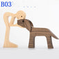 Wooden Office Desktop Nordic Ornament Decoration