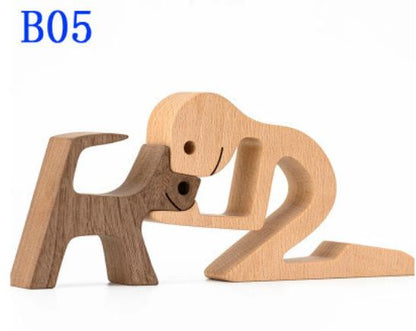 Wooden Office Desktop Nordic Ornament Decoration