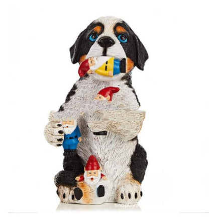 Cats Eat Dwarfs Statue Garden Ornament Art Resin Craft Landscaping Yard Sculptures Decoration For Home Garden