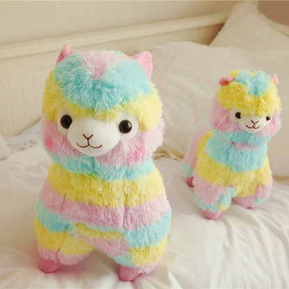 No.1 Llama Plush Toy Rainbow Alpaca Soft Cuddly Cotton Animal Christmas Gift
