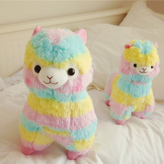 No.1 Llama Plush Toy Rainbow Alpaca Soft Cuddly Cotton Animal Christmas Gift