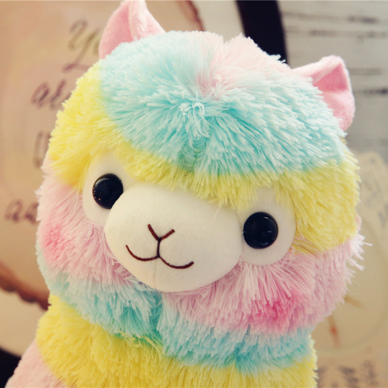 No.1 Llama Plush Toy Rainbow Alpaca Soft Cuddly Cotton Animal Christmas Gift