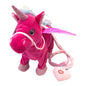 Funny Toys  Electric Walking Unicorn Plush Toy Stuffed Animal Horse Music Doll For Children Christmas Gifts